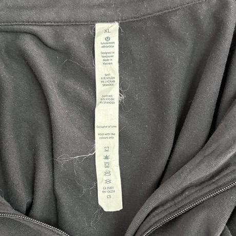 lululemon Halfzip L/S Top Black