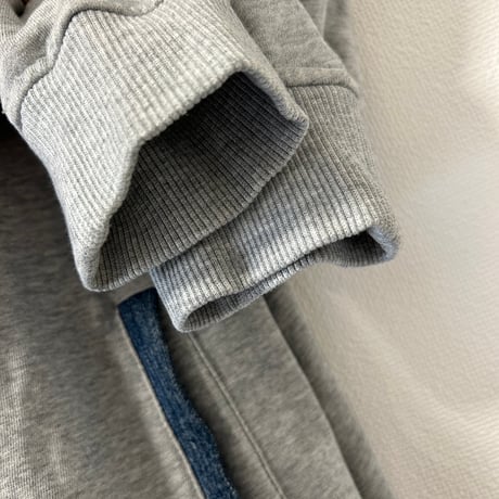 DIESEL Denim Panel Zip Hoodie