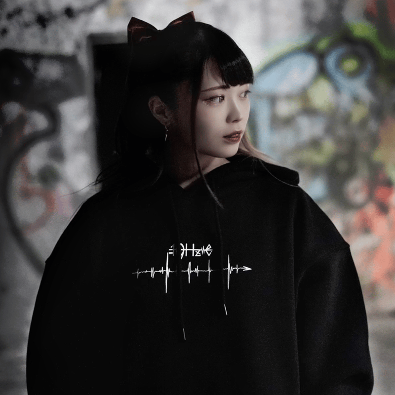 販売期間:2024/3/3~3/10終了〉⚫︎RECパーカー | 19Hz-Rixia Store 販売期間:2024/3/3~3/10終了〉⚫︎RECパーカー | 19Hz-Rixia Store