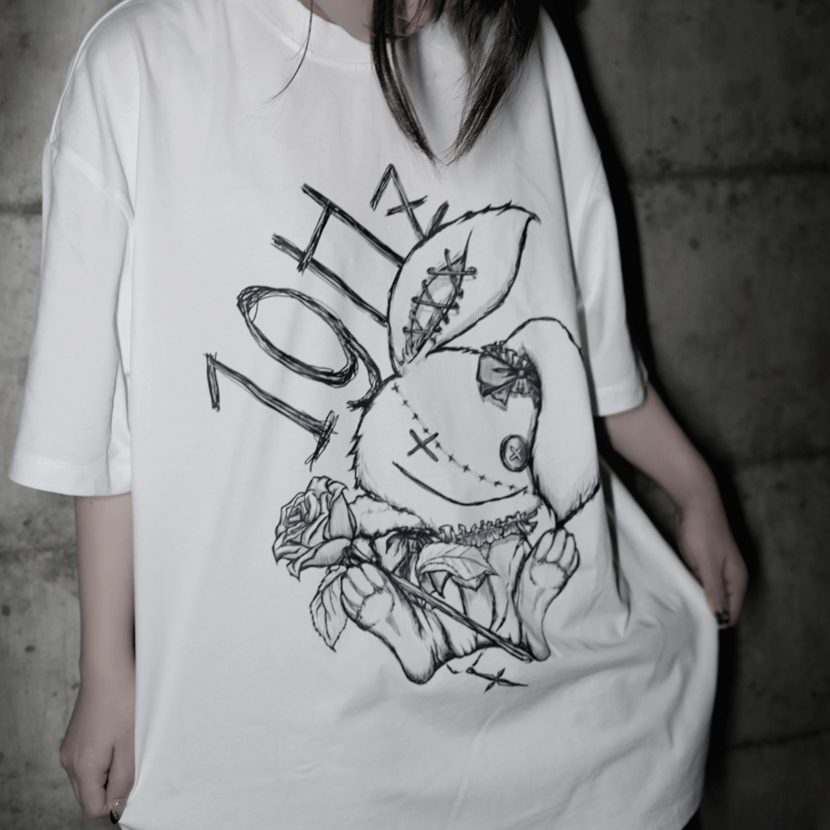 販売期間：2024/7/28~8/4終了〉【ビッグシルエット】Creepy-DollTシャツ