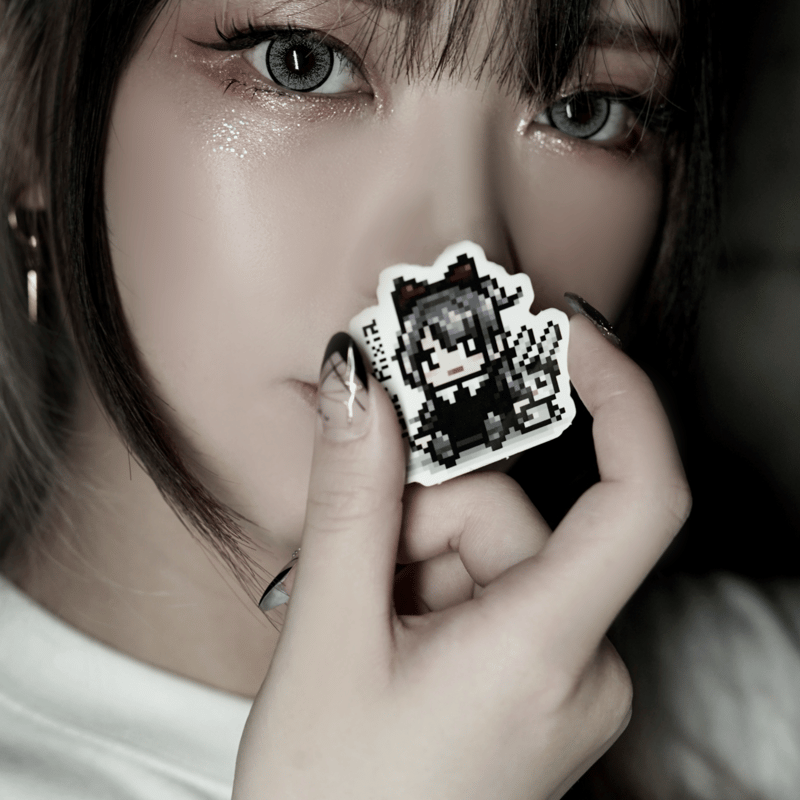 ピクセルRixiaステッカー | 19Hz-Rixia Store