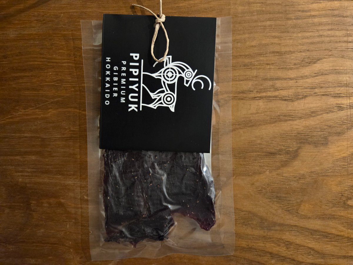 お酒の肴！しっとり柔らか！エゾ鹿スライスジャーキー | PIPIYUK