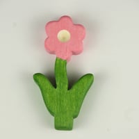プラグ 花 薄ピンク
