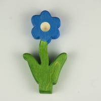 花 プラグ 青