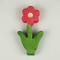 プラグ 花 濃ピンク