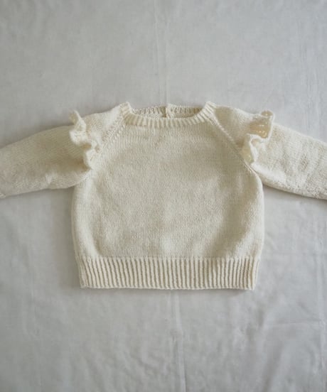 ♦︎pattern♦︎ frillsragramsweater pattern［ 100-110cm ］