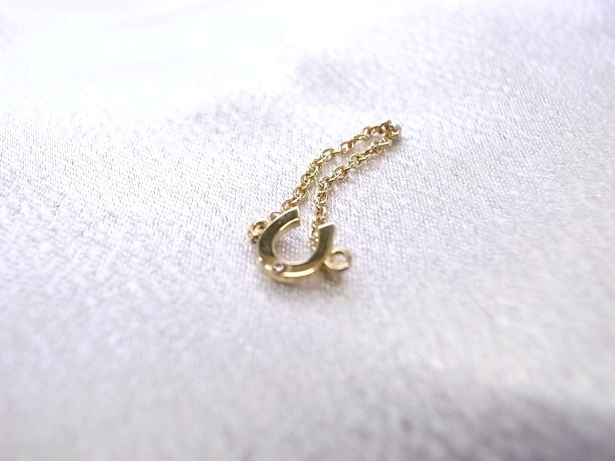 ホースシューチェーンリング K18プレート | Re_Twelve In Stock Store
