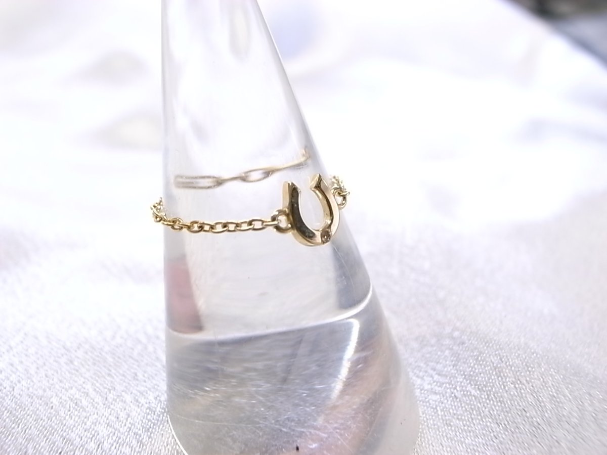 ホースシューチェーンリング K18プレート | Re_Twelve In Stock Store