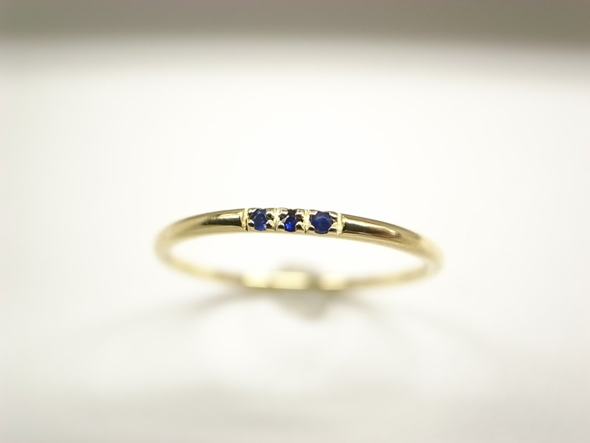 スリーストーンリング K18 | Re_Twelve In Stock Store