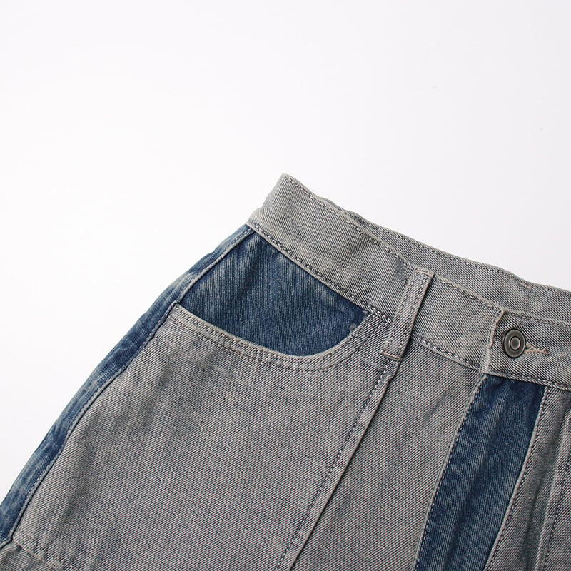 Stitch Remake Design Denim Pants/ステッチ リメイク デザイン