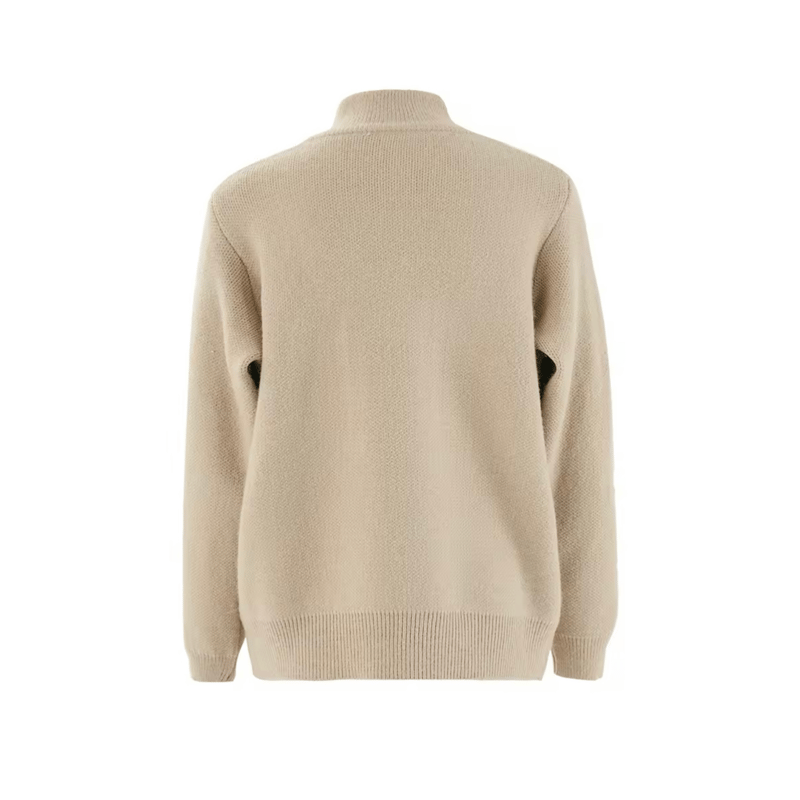 STONE  スタンドカラーコットンジップアップパーカー Stand Collar Zip Up Hoodie/スタンドカラー ジップアップ パーカー