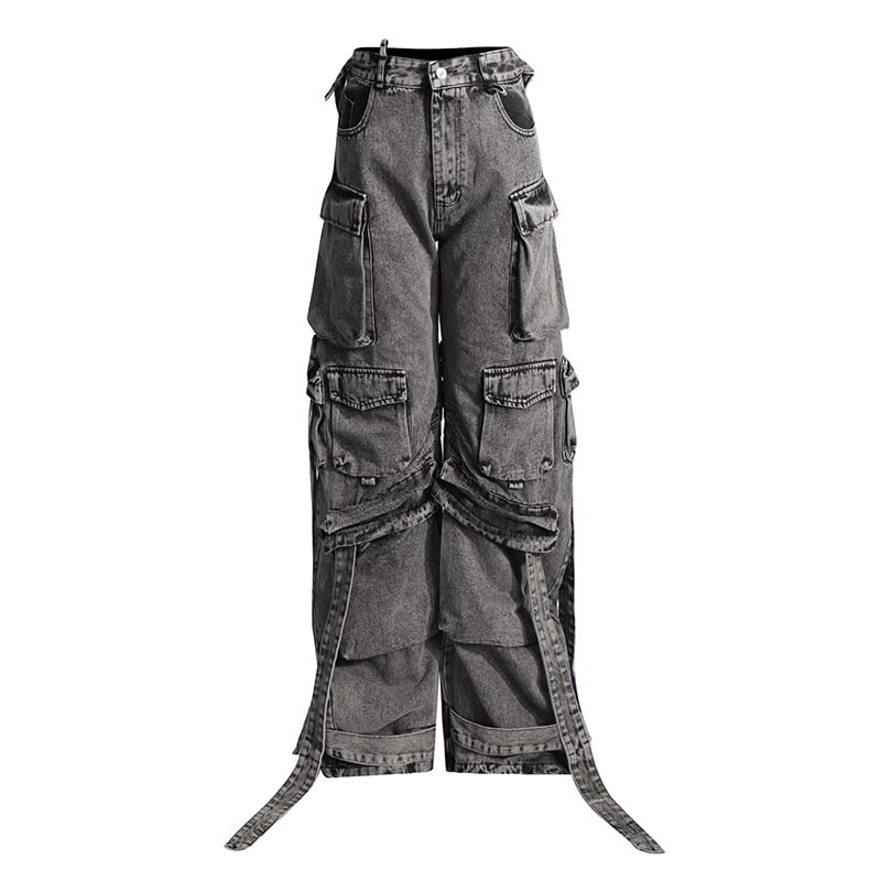 Back Outcut Design Denim Cargo Pants/バック アウトカット Back Outcut Design Denim Cargo Pants/バック アウトカット