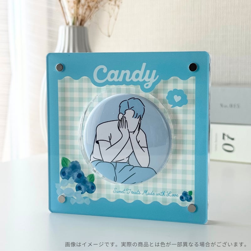 缶バッジのおうち（推し色SET：ブルー） | deemarche