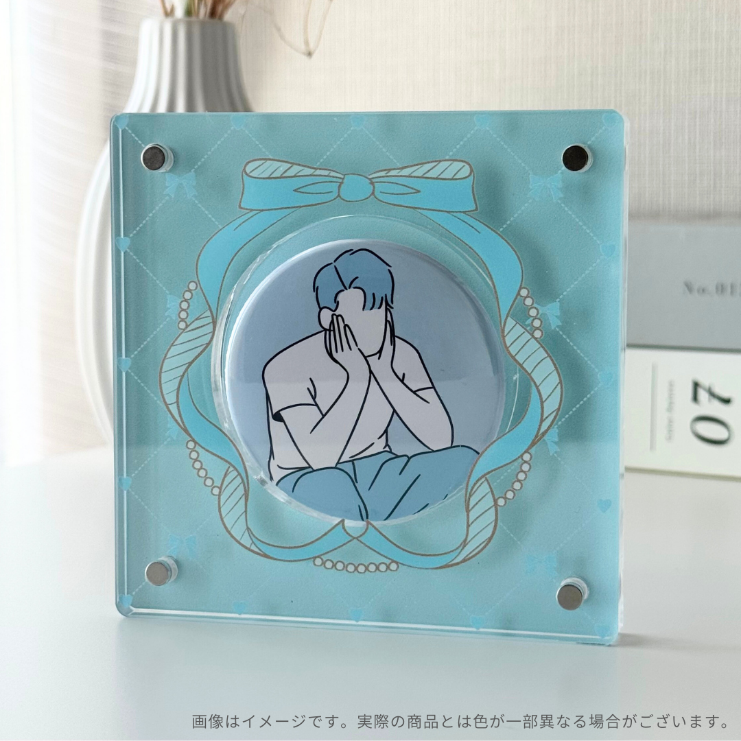 缶バッジのおうち（推し色SET：ブルー） | deemarche