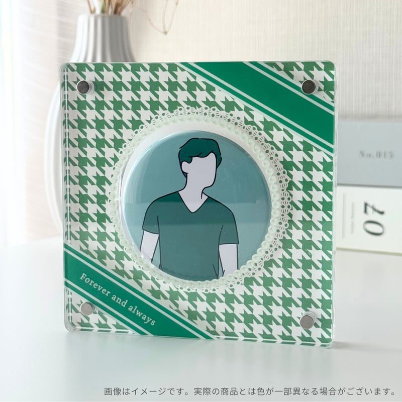 缶バッジのおうち（推し色SET：グリーン） | deemarche