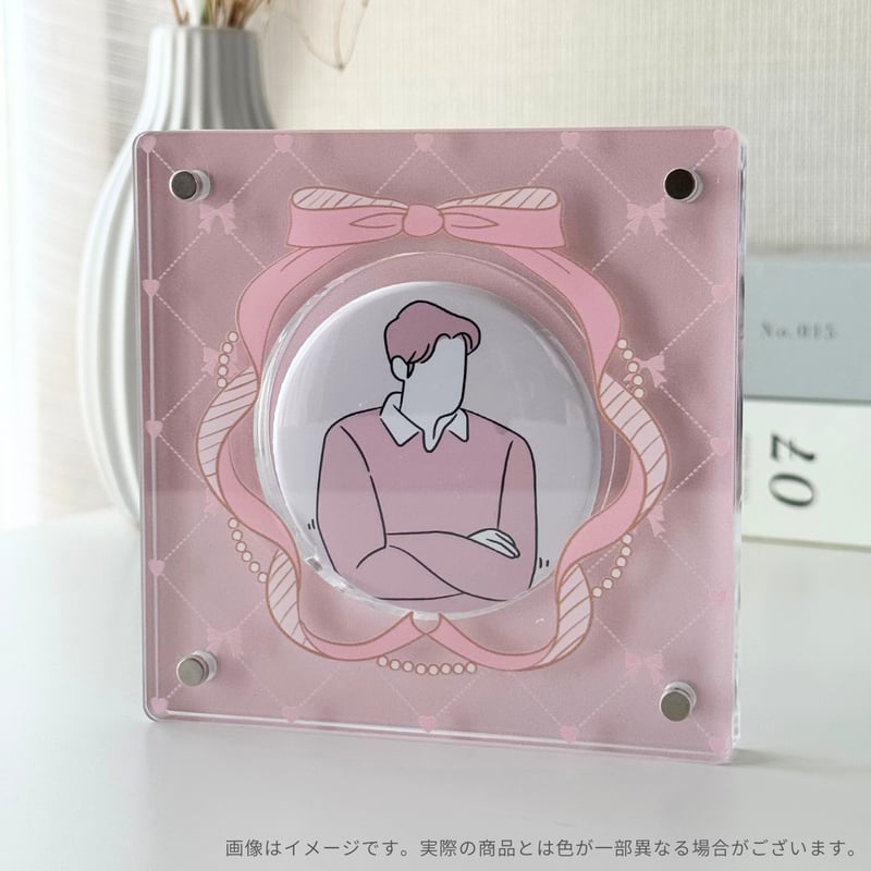 缶バッジのおうち（推し色SET：ピンク） | deemarche