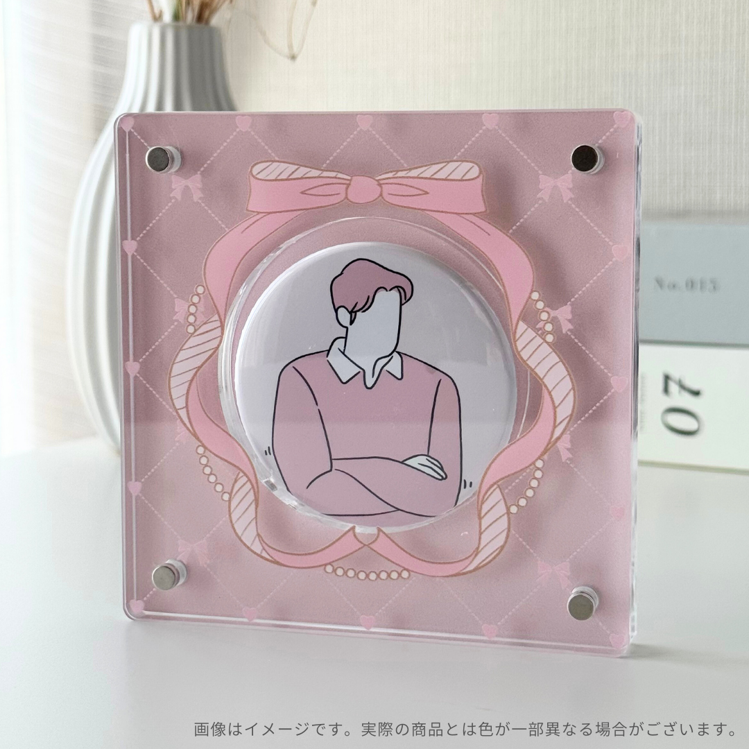 缶バッジのおうち（推し色SET：ピンク） | deemarche