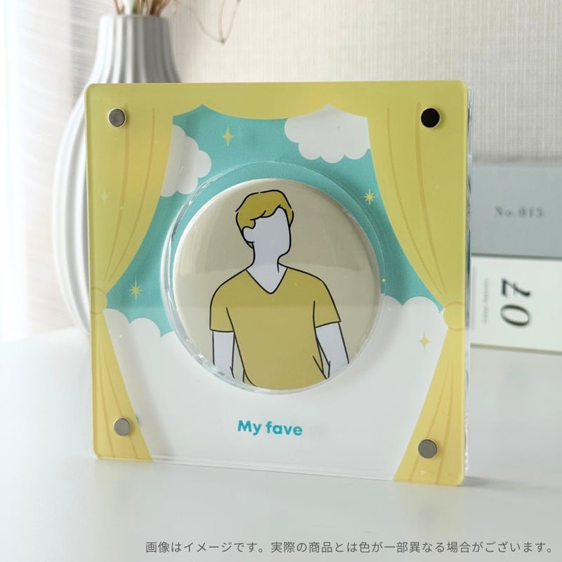 缶バッジのおうち（推し色SET：イエロー） | deemarche