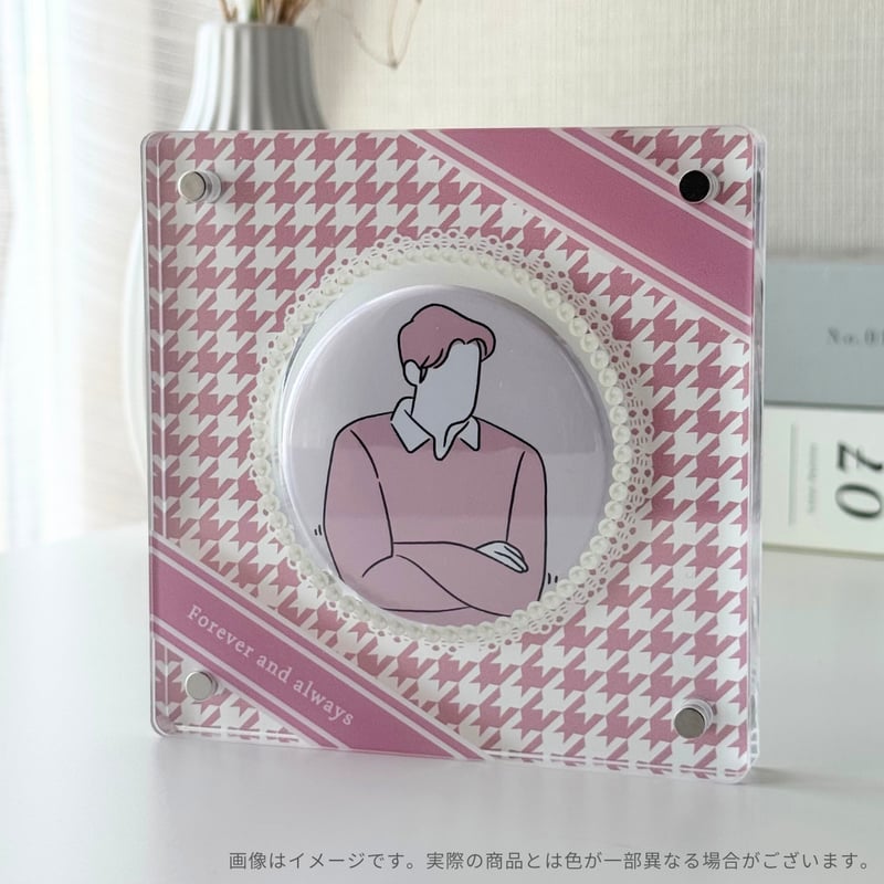 缶バッジのおうち（推し色SET：ピンク） | deemarche
