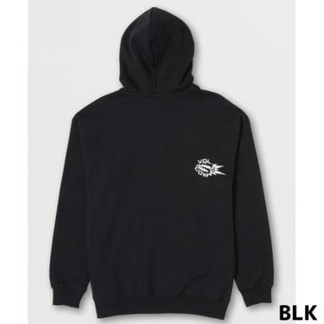 VOLCOM【ボルコム】 SKATE VITALS PULLOVER HOODIE　BLACK(ブラック）　Mサイズ