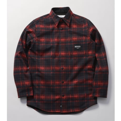 ANTHEM（アンセム）BONDED WORK SHIRT　RED　Sサイズ