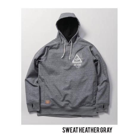 ANTHEM（アンセム）BONDED TRIANGLE HOODIE Sweat Heather Gray　Lサイズ