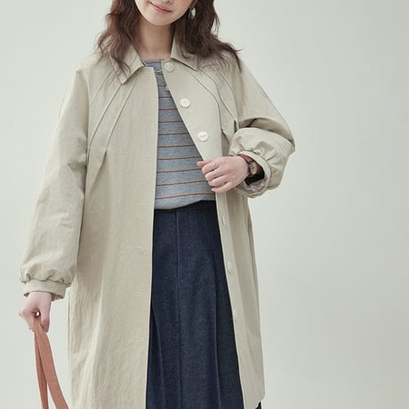 MISS ME BY CHALING Cheri coat グレー 2021-10-01-coat-gray-robe-