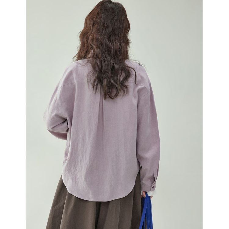lavender relaxed shirt ch624 | Chéri