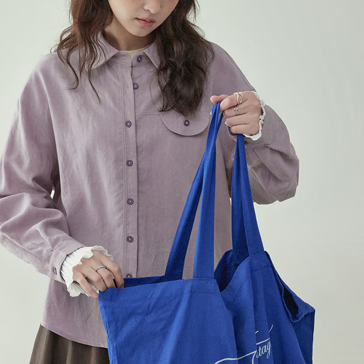Cheri様 lavender relaxed shirt ch624 | Chéri