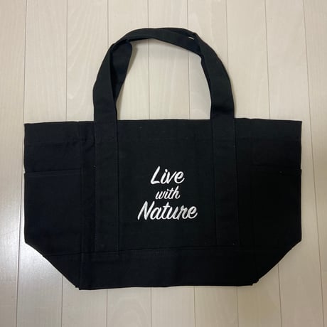 Live with Nature キャンバストートバッグ14oz M