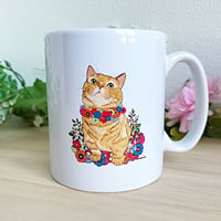 レジン＊シャカシャカキーホルダー／ネコ入り(茶トラ) | MoMo色の