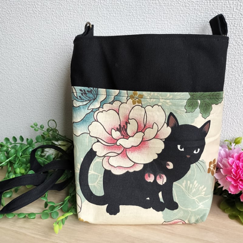 新品 猫柄 和装バッグ お稽古 お茶席 和服 トートバッグ 呉服 着物
