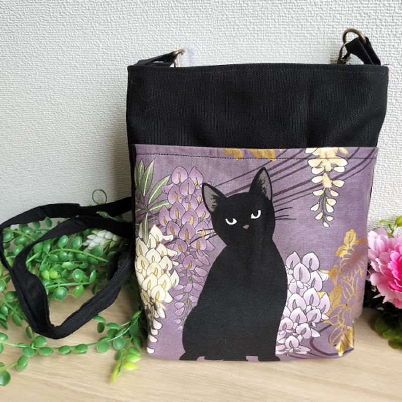 妖怪変幻猫 一閑張り バッグ かごバッグ ハンドバッグ 着物 和柄 猫 和装 一閑張りバッグ 『華と猫』なか袋無し かごバッグ Momo太郎 通販