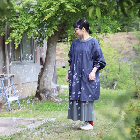 【割烹着】ふわふわデニム