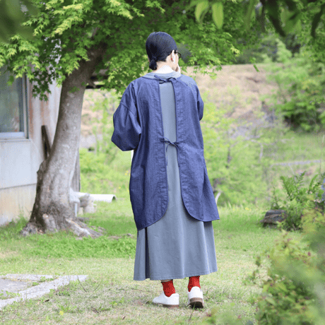 【割烹着】ふわふわデニム