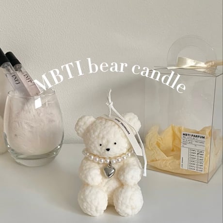 MBTI bear candle