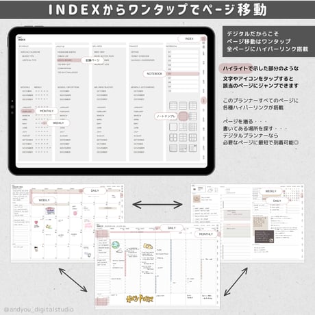 Syncbook+｜2025年10月〜2026年12月｜ウィークリーバーチカル｜+Pro｜家計簿付き｜アップル統合ハイパーリンク｜デジタルプランナー