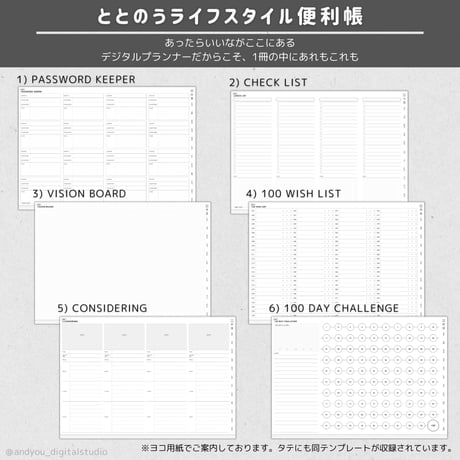 Syncbook+｜2025年10月〜2026年12月｜ウィークリーブロック｜+Pro｜家計簿付き｜アップル統合ハイパーリンク｜デジタルプランナー