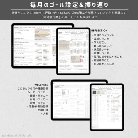 Syncbook｜2026年3月〜2027年3月｜ウィークリーブロック｜mini｜デジタルプランナー
