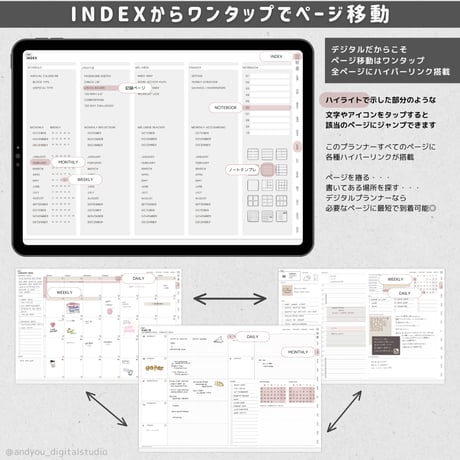 Syncbook+｜2025年10月〜2026年12月｜ウィークリーブロック｜+Pro｜家計簿付き｜アップル統合ハイパーリンク｜デジタルプランナー