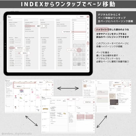 Syncbook｜2025年10月〜2026年12月｜ウィークリーブロック｜Pro｜家計簿付き｜デジタルプランナー