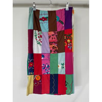 vintage handmade patchwork skirt
