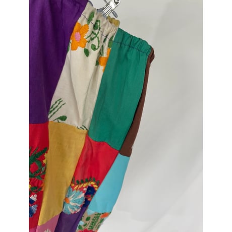 vintage handmade patchwork skirt