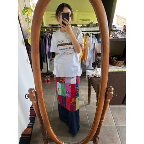 vintage handmade patchwork skirt