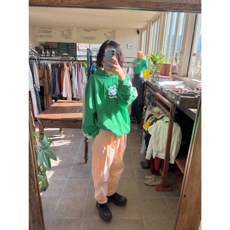 green crocodile hoodie