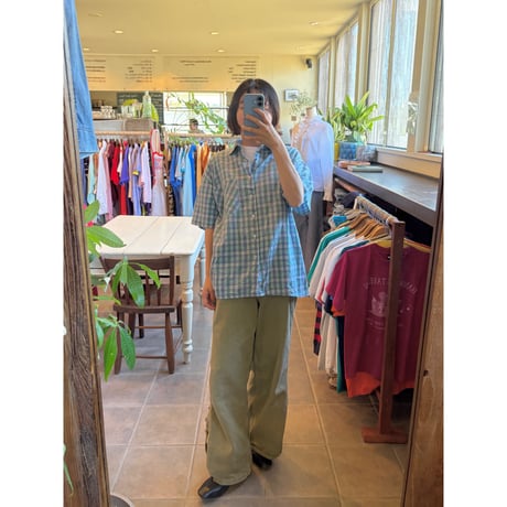 cotton plaid shirt