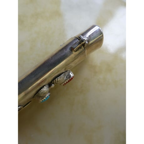 1970s Navajo native american lighter holder