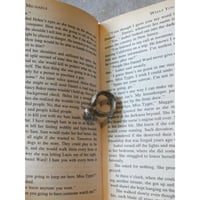 silver crafted ring