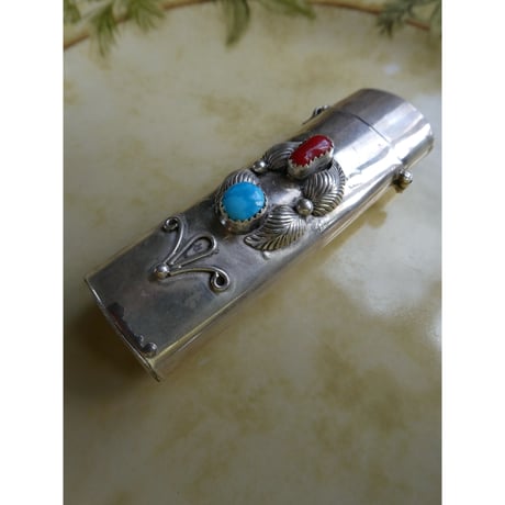 1970s Navajo native american lighter holder