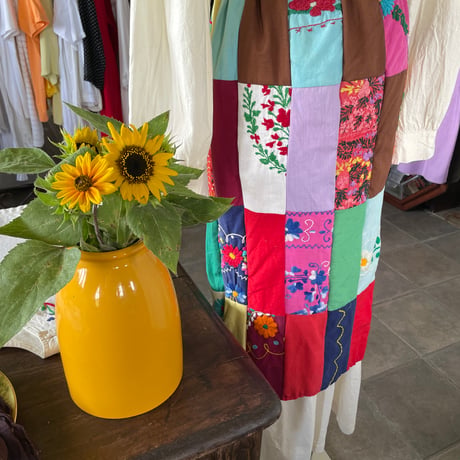 vintage handmade patchwork skirt